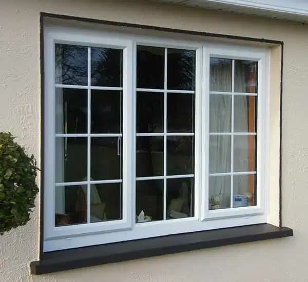 3 Panel UPVC Windows