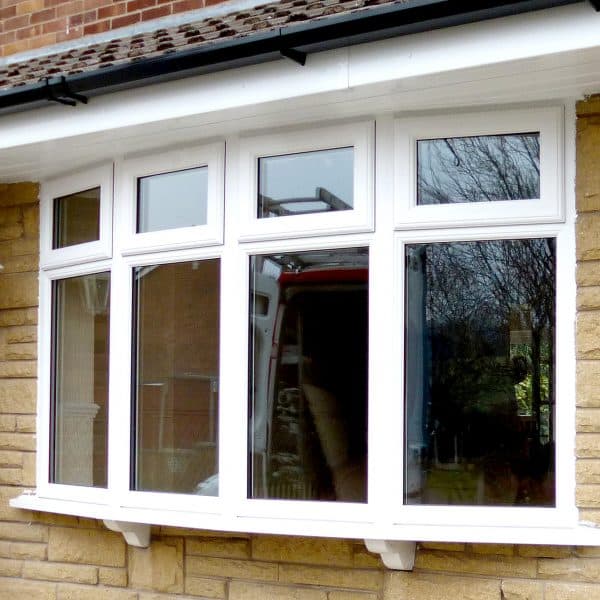 4 Panel UPVC Windows